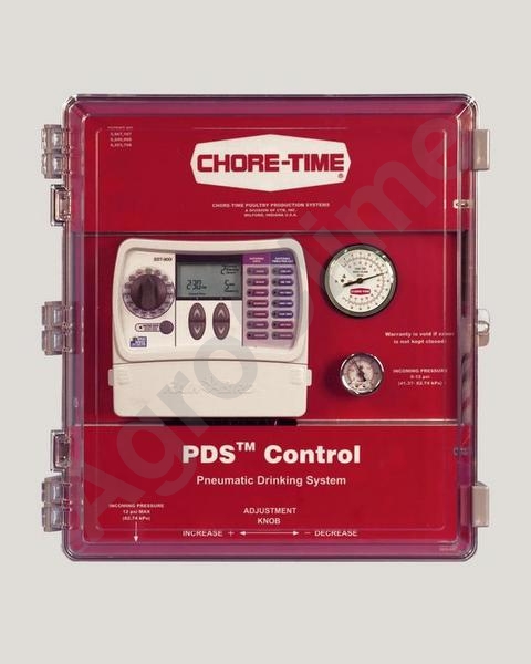 Система пневматических поилок Chore-Time, управление 4 и 8 станциями, для 8—16 регуляторов
